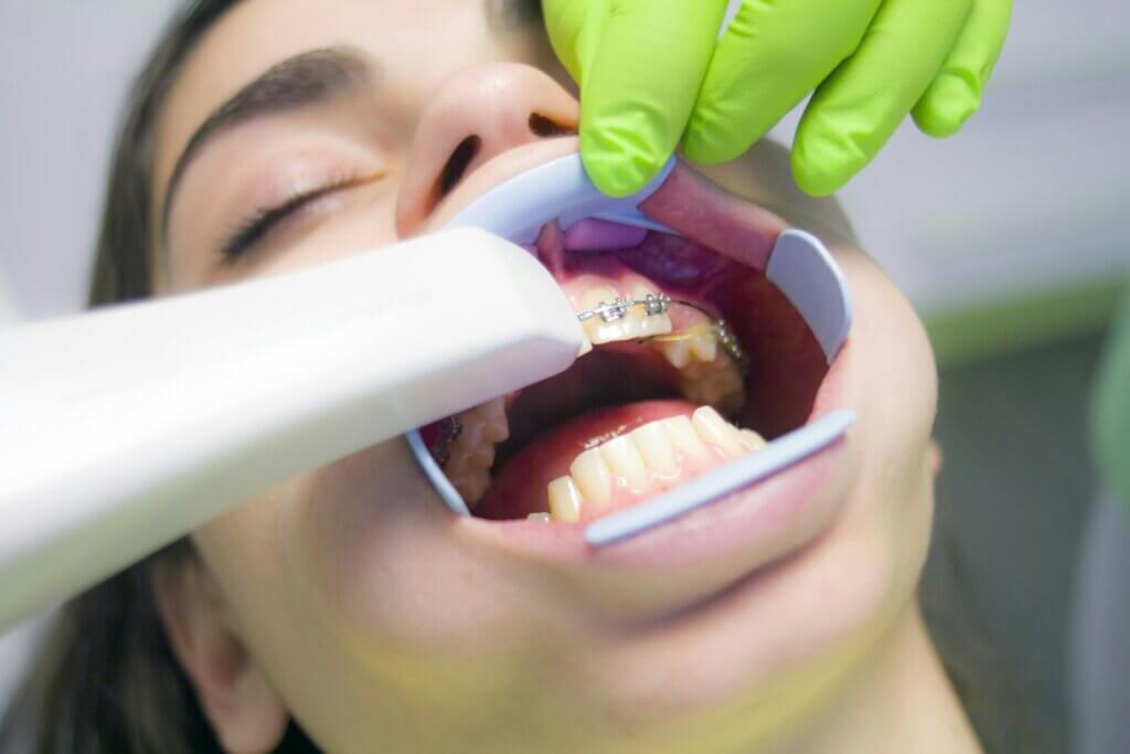 female patient receiving Columbus Ohio dentistry